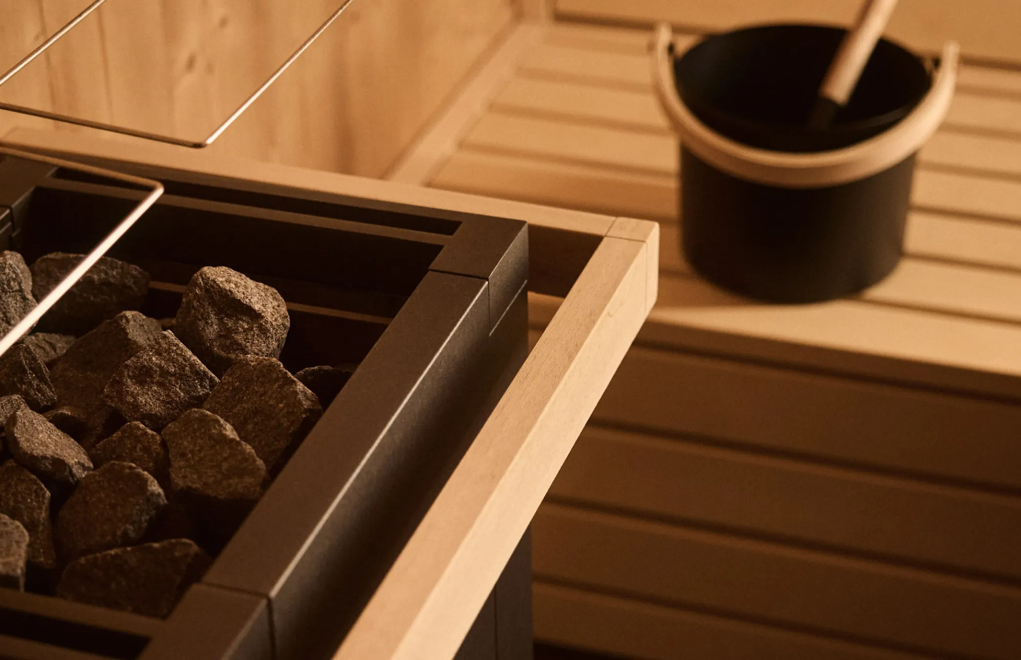 Sauna im Wellnessbereich des Hotel Mesdí in Arabba.